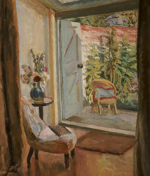 Bolton Council. From the collections of Bolton Library and Museum Service Vanessa Bell's view into a garden, 1926 (Credit: Bolton Council. From the collections of Bolton Library and Museum Service)