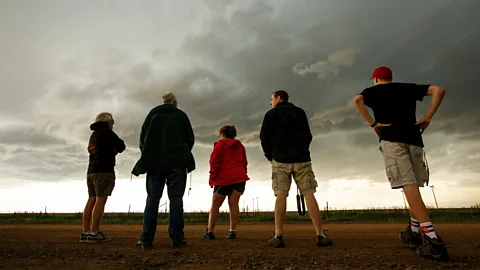 Getty Images Center for Severe Weather Research scientists search for tornadoes to study in the US Midwest (Credit: Getty Images)