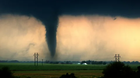 Getty Images On average, 1,200 tornadoes are reported across the US, resulting in 80 deaths and 1,500 injuries (Credit: Getty Images)