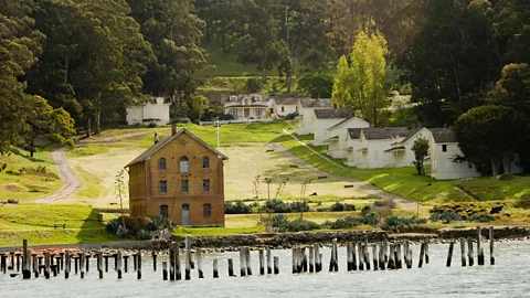 Alamy Camp Reynolds, located on the island, dates to the 1860s and is the nation's oldest standing group of US Civil War buildings (Credit: Alamy)