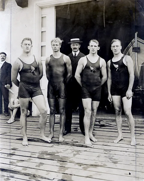 Alamy The competitors for other swimming races at the 1904 Olympics had the stereotypical athletic physique (Credit: Alamy)