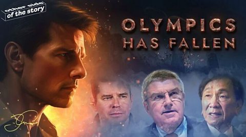 Olympics has fallen documentary poster