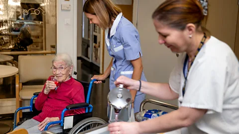 Getty Images Studies have found giving choices and responsibilities to those in nursing homes can help them thrive more than those who are only taken care of (Credit: Getty Images)