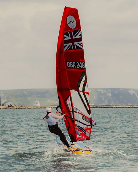 Max Miechowski Stars of the Olympics like the British windsurf team keep their equipment in tip top condition – for speed and to protect biodiversity (Credit: Max Miechowski)