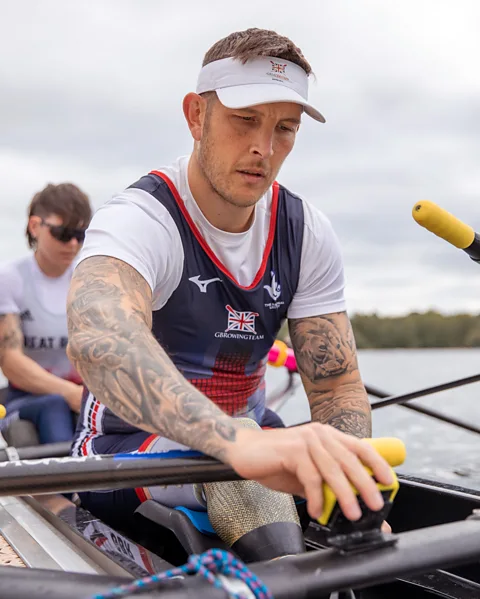 British Rowing Paralympic rower Gregg Stevenson says being on the water taught him about his own resilience (Credit: British Rowing)