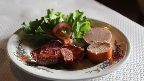 Emily Monaco Farm stays in the Vosges mountains serve homemade meals typically made using food grown or raised on site (Credit: Emily Monaco)