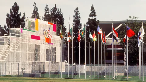 Alamy The grounds of the Los Angeles' 1984 villages, which were notably colourful (Credit: Alamy)