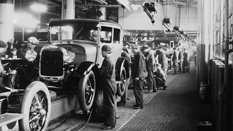 Assembly line - then
