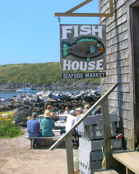 Getty Images Monhegan Island is an hour-long ferry ride away from the mainland, but worth it for its succulent lobster rolls (Credit: Getty Images)