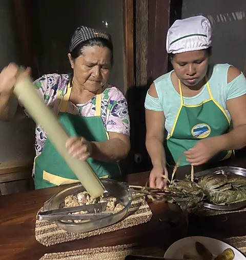 Rob Roberts The lodge employs San José de Uchupiamonas locals and returns profits back into the community (Credit: Rob Roberts)