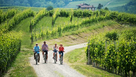 Getty Images Italy's Langhe area is home to beautiful swathes of romantic countryside, vineyards and excellent bike trails (Credit: Getty Images)