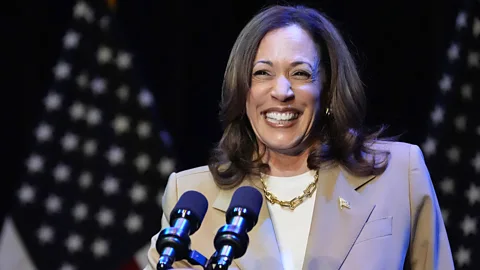 Getty Images US vice president Kamala Harris has attempted to painted herself as the underdog in the upcoming US presidential elections (Credit: Getty Images)