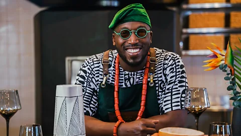 Justice Smyth Chef Tolu Erogbogbo has founded contemporary Nigerian eateries in Los Angeles Nigeria and loves using yam on his menu (Credit: Justice Smyth)