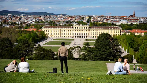 Getty Images Vienna's 2018 tourism campaign urged visitors to "Unhashtag" their vacation by putting down their phone (Credit: Getty Images)