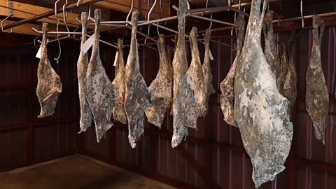 Tim Ecott The islands are known for their wind-dried mutton (Credit: Tim Ecott)
