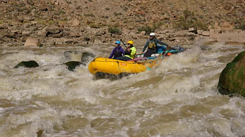 Travis Custer Cataract Canyon's historic rapids are now beginning to resurface (Credit: Travis Custer)