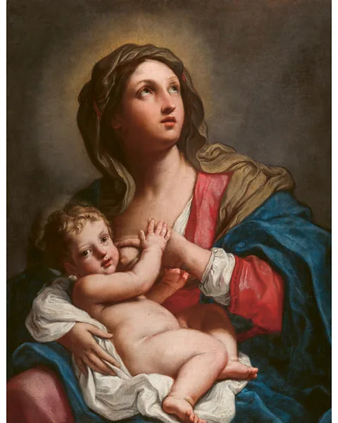 National Gallery, Prague Elisabetta Sirani, Nursing Madonna, 1663 (Credit: National Gallery, Prague)