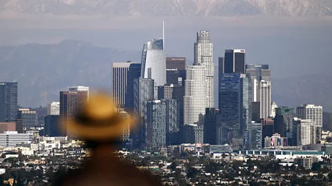 Getty Images The skyline of downtown Los Angeles with mountains in the background (Image credit: Getty Images)