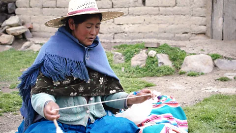 William Wroblewski In central Bolivia, artisanal weaving is helping minimise conflict with the Andean bear (Credit: William Wroblewski)