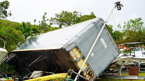 Getty Images Hurricanes are ranked by their sustained wind speed (Credit: Getty Images)