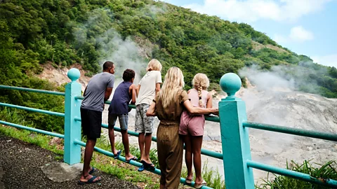 St Lucia Tourism Authority Alfred herself spent time in the mud baths at Sulpher Springs, which are thought to have restorative properties (Credit: St Lucia Tourism Authority)