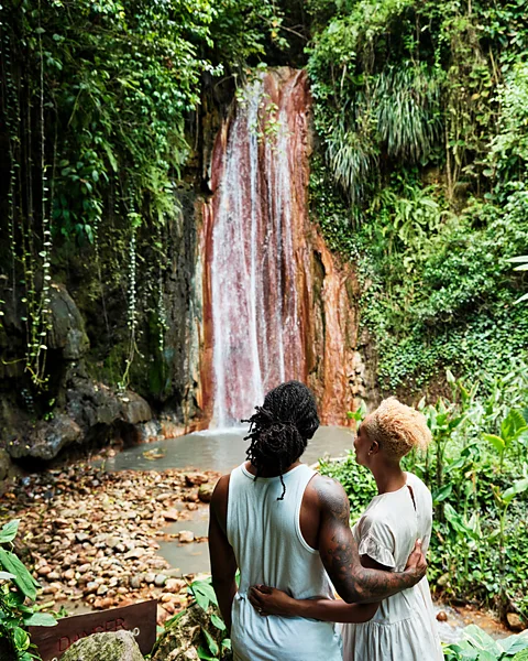 St Lucia Tourism Authority Hiking the island's rainforest is a favorite pastime of visitors and locals alike (Credit: St Lucia Tourism Authority)