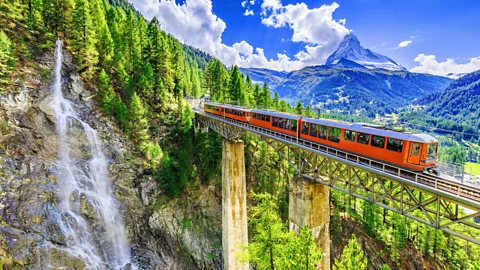 Alamy Switzerland has long used a patchwork of different track gauges on its numerous railway lines (Source: Alamy)