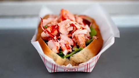 Getty Images Taste of Maine in Woolwich is home to the world's largest inflatable lobster, and excellent giant lobster rolls to match (Credit: Getty Images)