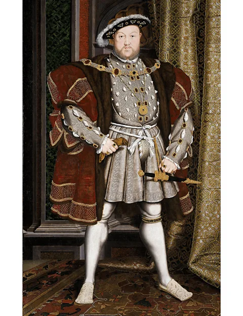 Getty Images Henry VIII is instantly recognisable from the celebrated portrait by Hans Holbein the Younger (Credit: Getty Images)