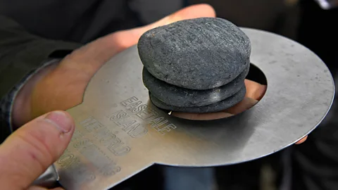 Getty Images All skimming stones must be naturally formed Easdale slate and no more than 7.6cm in diameter (Credit: Getty Images)