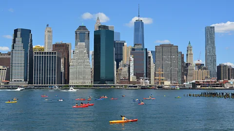 Alamy Many boathouses now offer free kayaking all over New York City (Credit: Alamy)