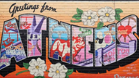 Jessica Parrillo Mural of Greetings from Athens, Georgia (Credit Jessica Parrillo)