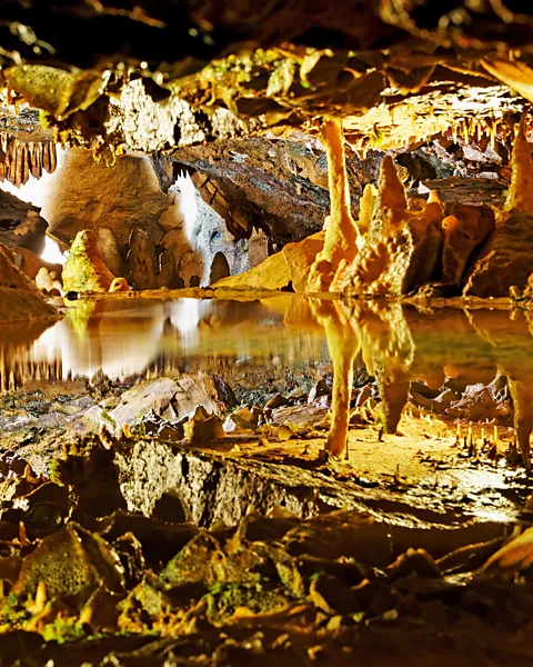 Alamy Tolkien himself confirmed that the caves of Cheddar Gorge inspired his work (Credit: Alamy)