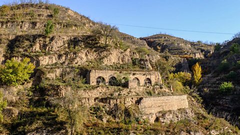 Caves found in the Shanxi region.