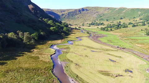 RSPB It took a team of diggers three months to put Swindale Beck's wiggles back where they should be (Credit: RSPB)