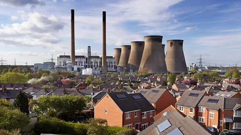 Getty Images One of the UK's defunct coal plants in Ferrybridge, West Yorkshire, is being turned into a battery energy storage system (Credit: Getty Images)