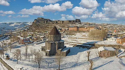 Getty Images Kars has been fought over by countless empires and their legacies can still be seen in the architecture (Credit: Getty Images)