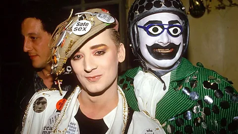 Brendan Beirne/ Shutterstock Boy George and Leigh Bowery (Credit: Brendan Beirne/ Shutterstock)