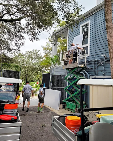 Zoo Tampa Zoo Tampa in preparation for the arrival of Hurricane Milton (Credit: Zoo Tampa)