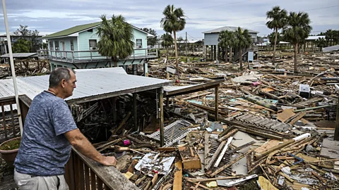 Getty Images Hurricane Helene caused billions of dollars in property damage, which could be swept up and cause more damage (Credit: Getty Images)