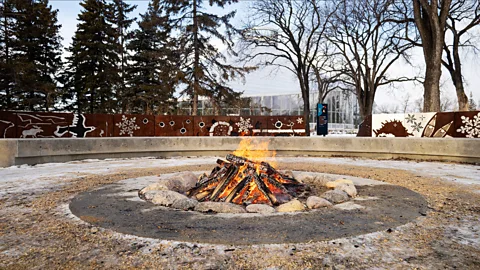 Assiniboine Park Conservancy The Indigenous Peoples Garden at The Leaf pays tribute to the importance of water and fire in the area's Indigenous communities (Credit: Assiniboine Park Conservancy)