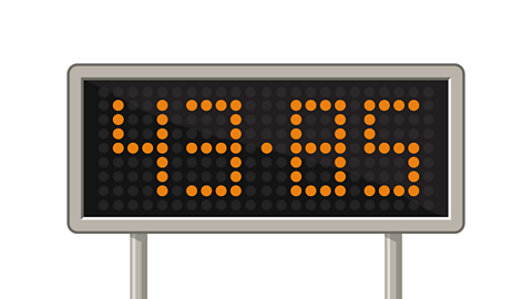 A board showing 43.85 seconds.