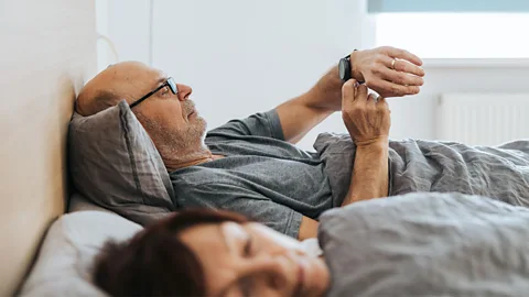 Getty Images Technology such as smart watches allow us to know far more about our sleep than ever before, but they can also make us anxious (Credit: Getty Images)