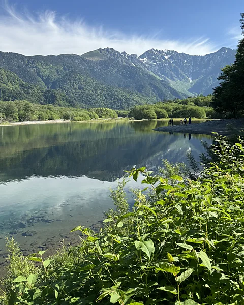 Dave Seminara One of the most popular scenic spots in Kamikochi, Taisho Pond was formed in 1915 when Mt Yakedake volcano erupted (Credit: Dave Seminara)