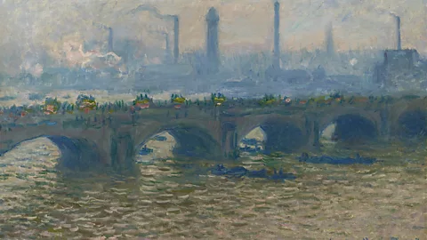 Obrazy Christiego Most Waterloo, pochmurny, Monet, 1903 (Źródło: Zdjęcie: Anders Sune Berg)