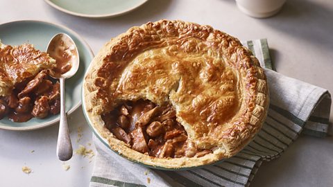 Coq au vin pie