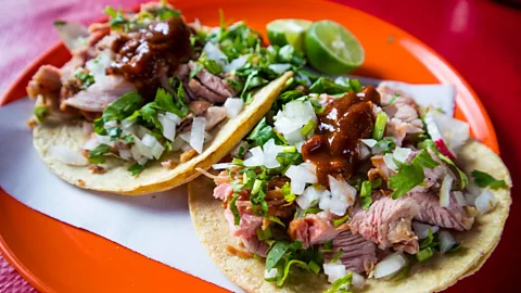 Alamy No visit to Mexico is complete without a hearty helping of tacos. In Mexico City, Pérez loves the tacos at El Fogoncito (Source: Alamy)