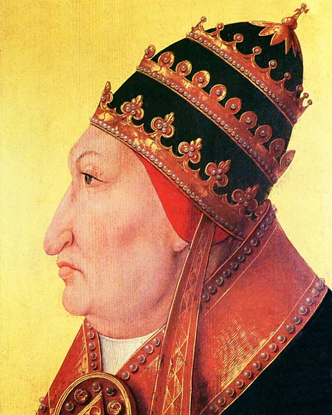 Getty Images 14th-century Pope Alexander VI allegedly bribed his way into the post (Source: Getty Images)