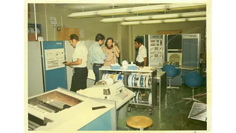 Courtesy of UCLA By December 1969, Arpanet connected a few computer hubs dotting the US, compared to the estimated 50 billion nodes that make up the modern internet (Credit: Courtesy of UCLA)