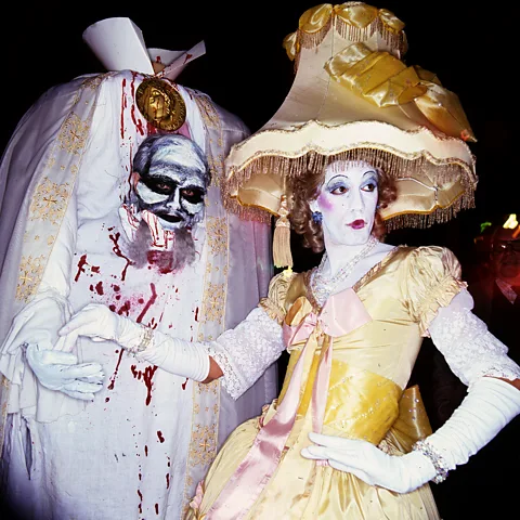 Getty Images New York City Halloween parade participants in the early 1980s (Credit: Getty Images)